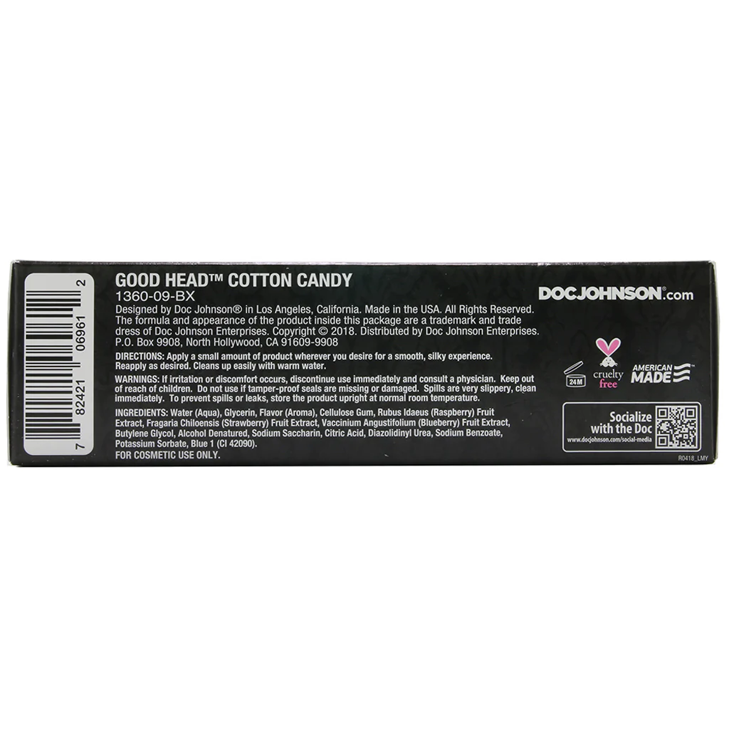 GoodHead Oral Delight Gel 4oz/113g in Cotton Candy - Image 3