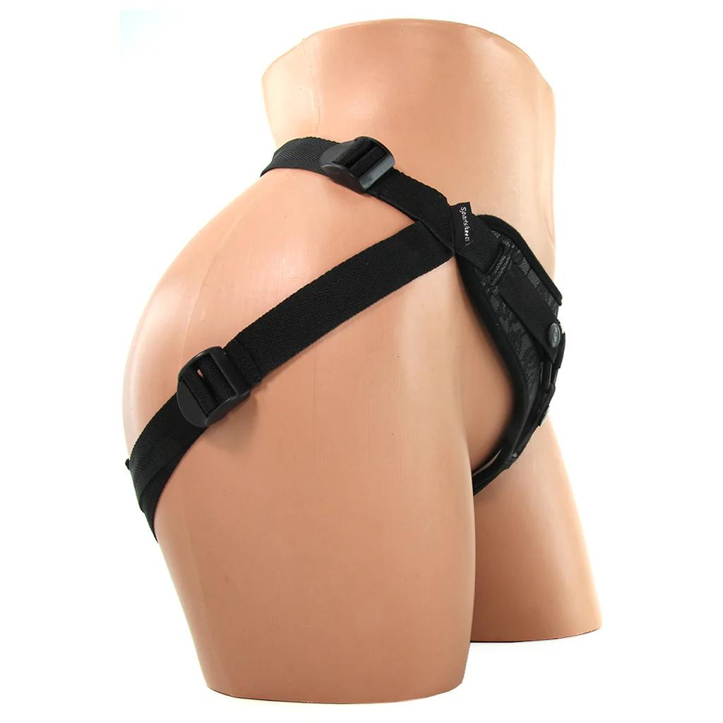 Sincerely Black Lace Strap-On Harness - Image 3