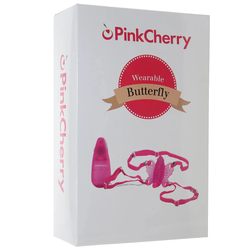 PinkCherry Wearable Butterfly Vibe in Pink - Image 8