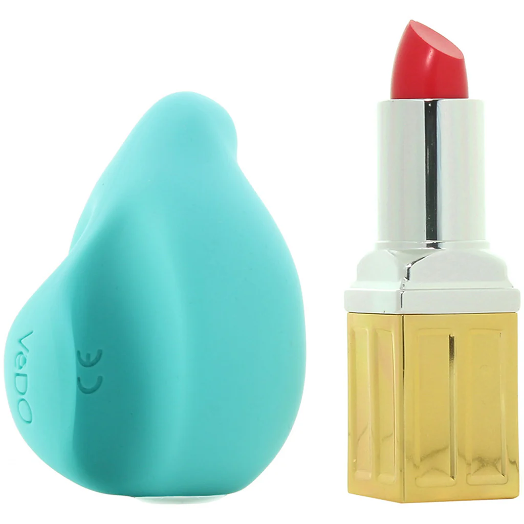 Yumi Rechargeable Finger Vibe in Tease Me Turquoise - Image 4
